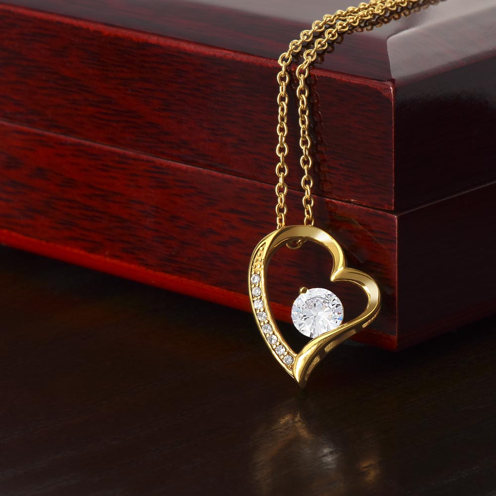 Mom to Be Heart Necklace - from her Mother
