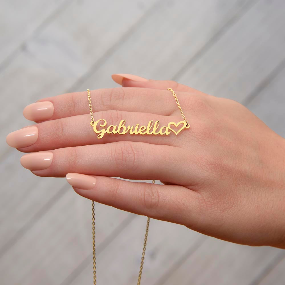 Heartfelt Elegance: Personalized Name Necklace