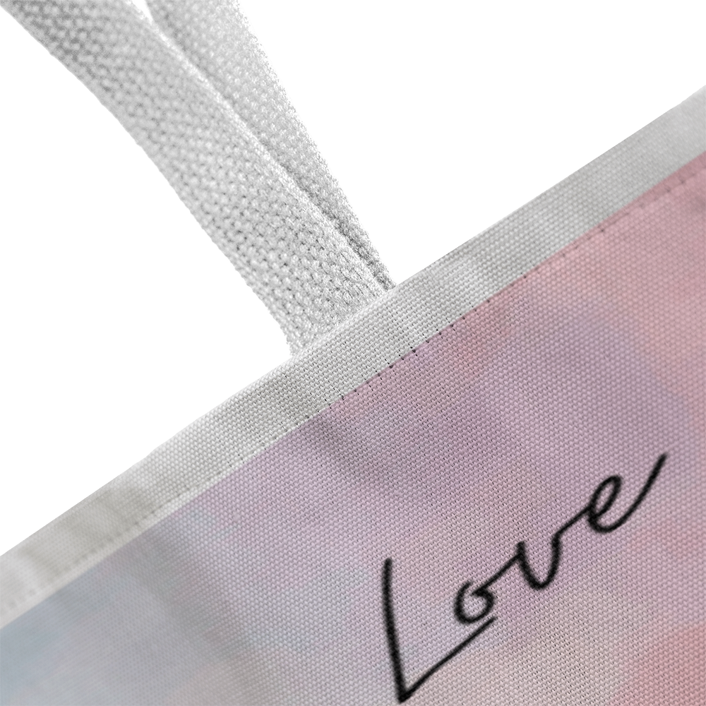 "Peace, Love, and Tea Time" - Brewed with Love Tote Bag