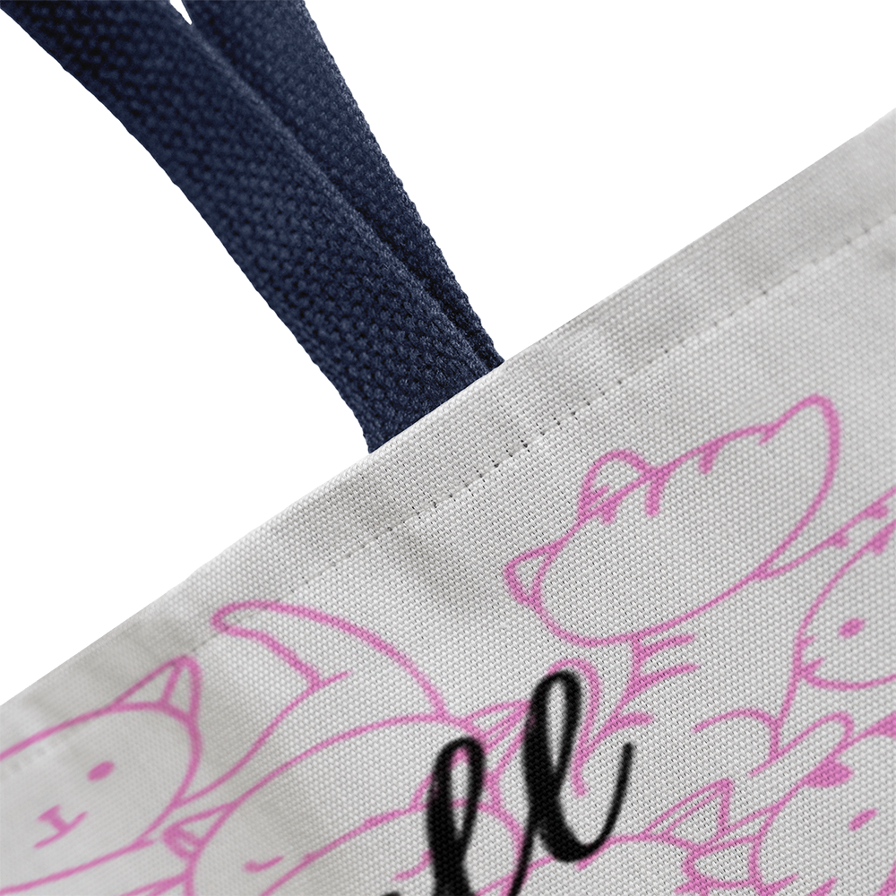 "Climb Every Meowtain" Tote design -3 sizes available!