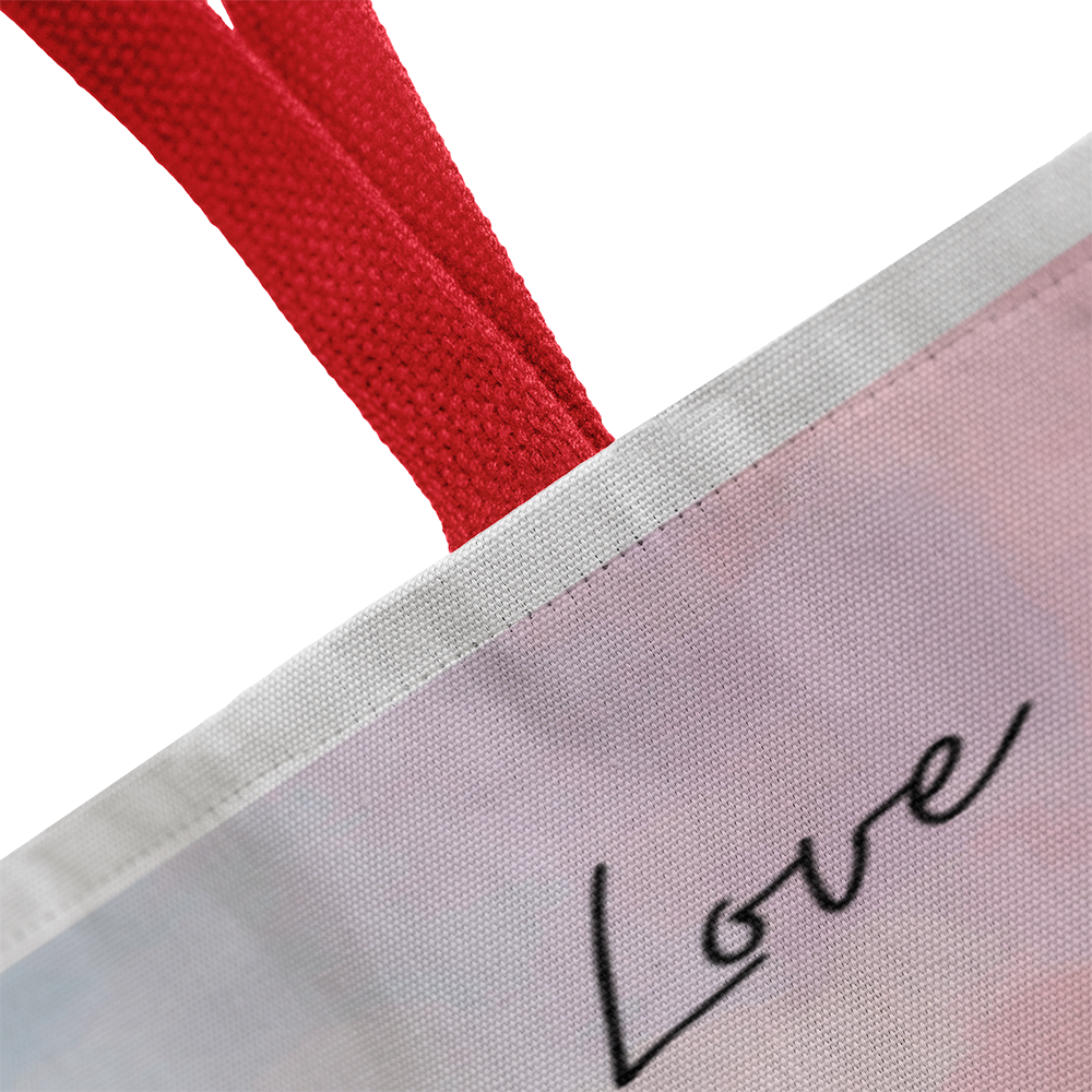 "Peace, Love, and Tea Time" - Brewed with Love Tote Bag