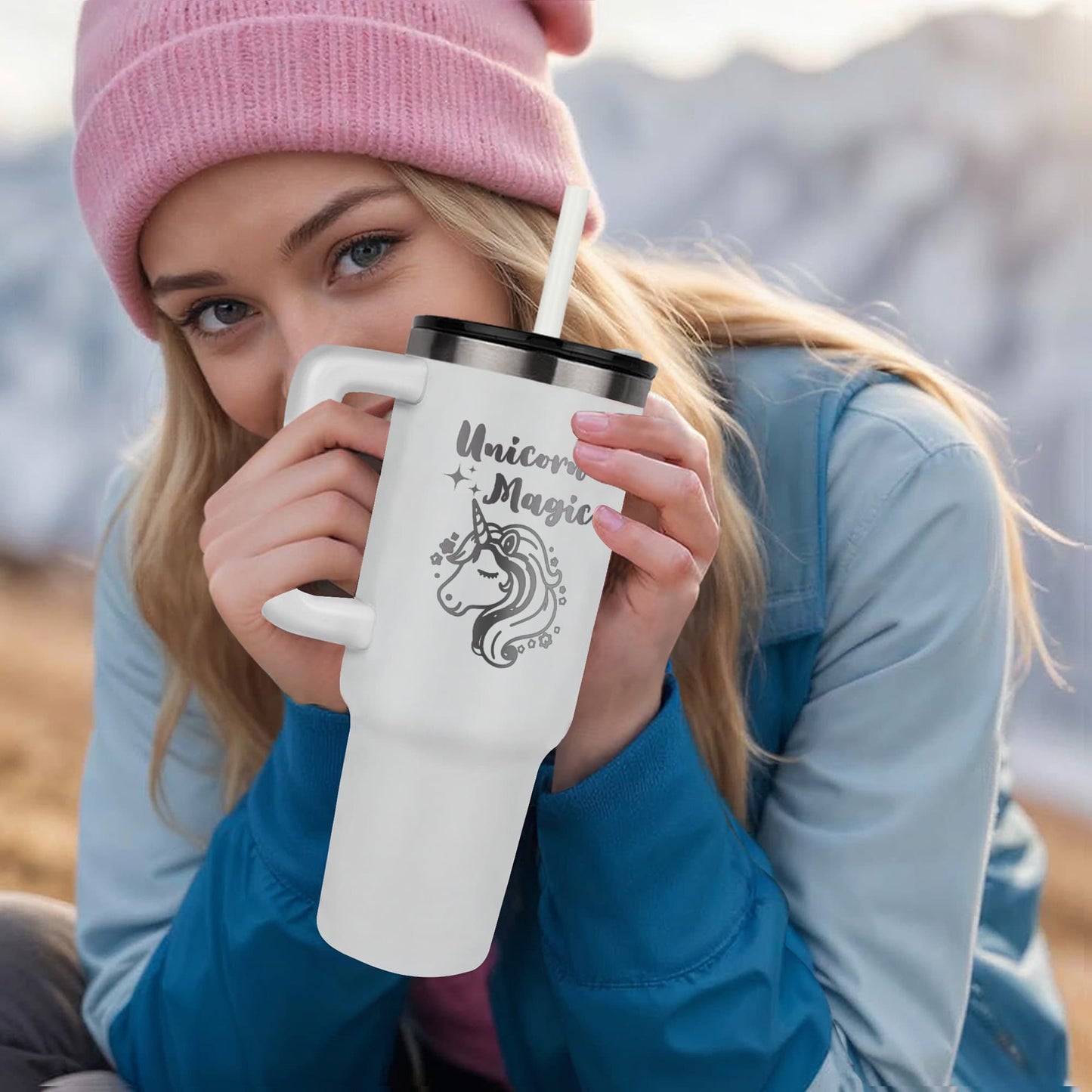 Enchanting Unicorn Magic Tumbler - 40 oz.
