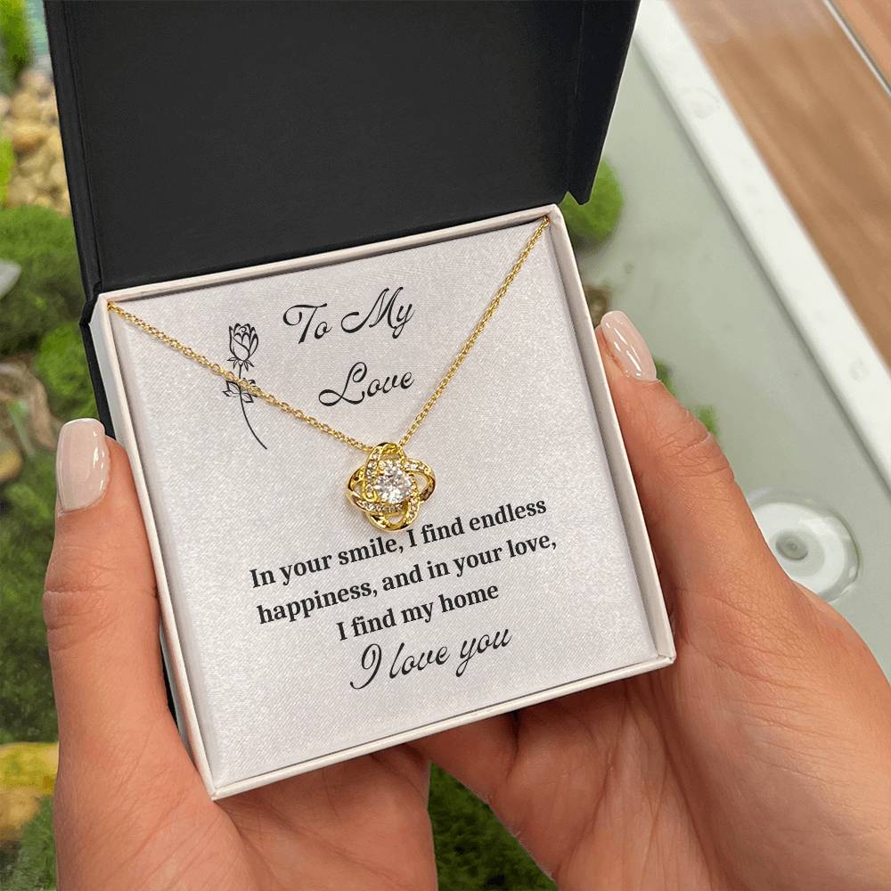To My Love | Love Knot Necklace