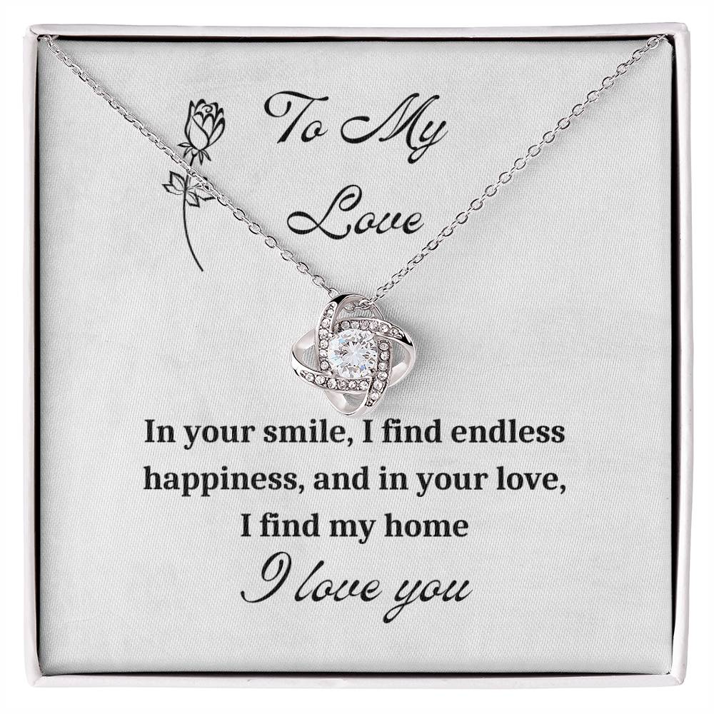 To My Love | Love Knot Necklace