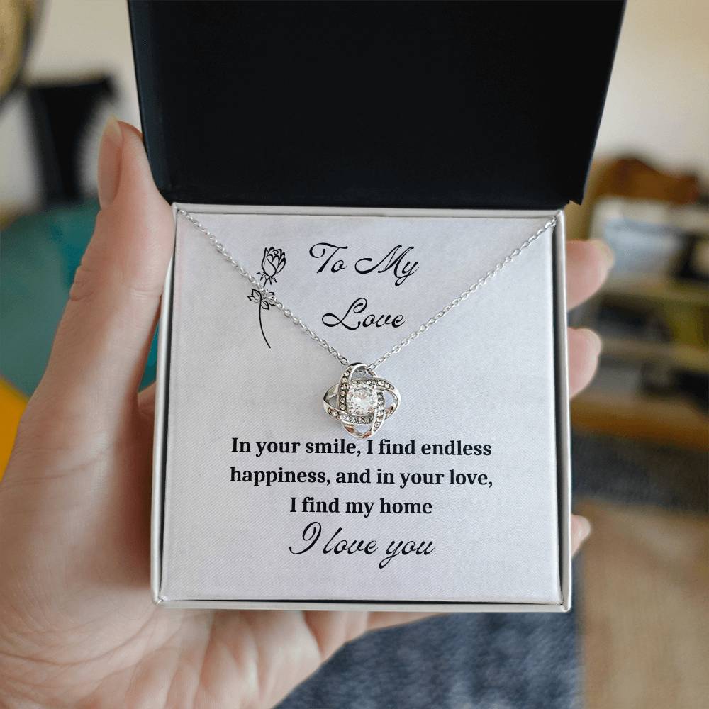 To My Love | Love Knot Necklace