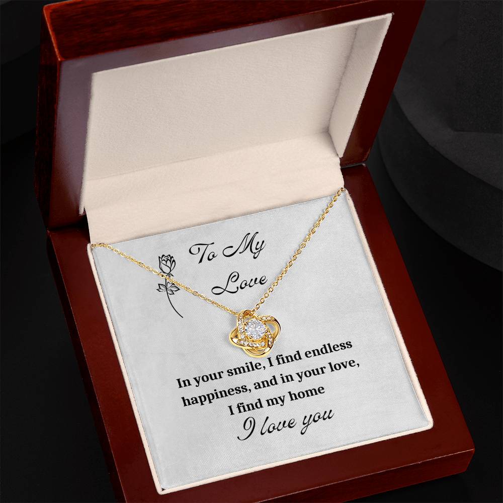 To My Love | Love Knot Necklace