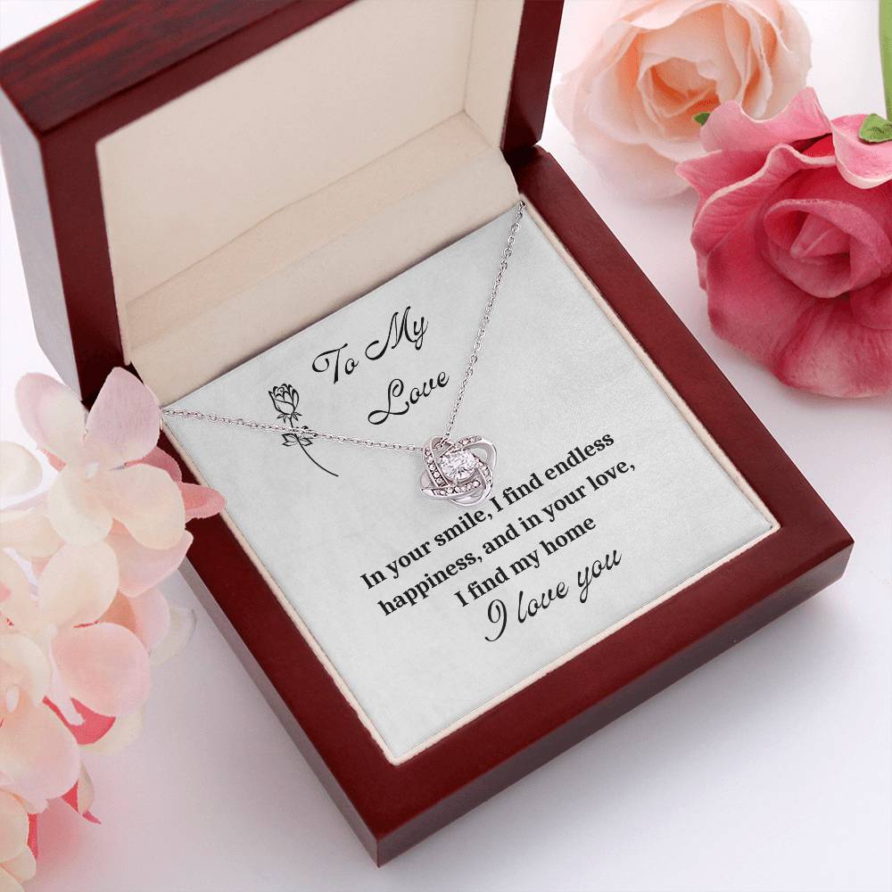 To My Love | Love Knot Necklace