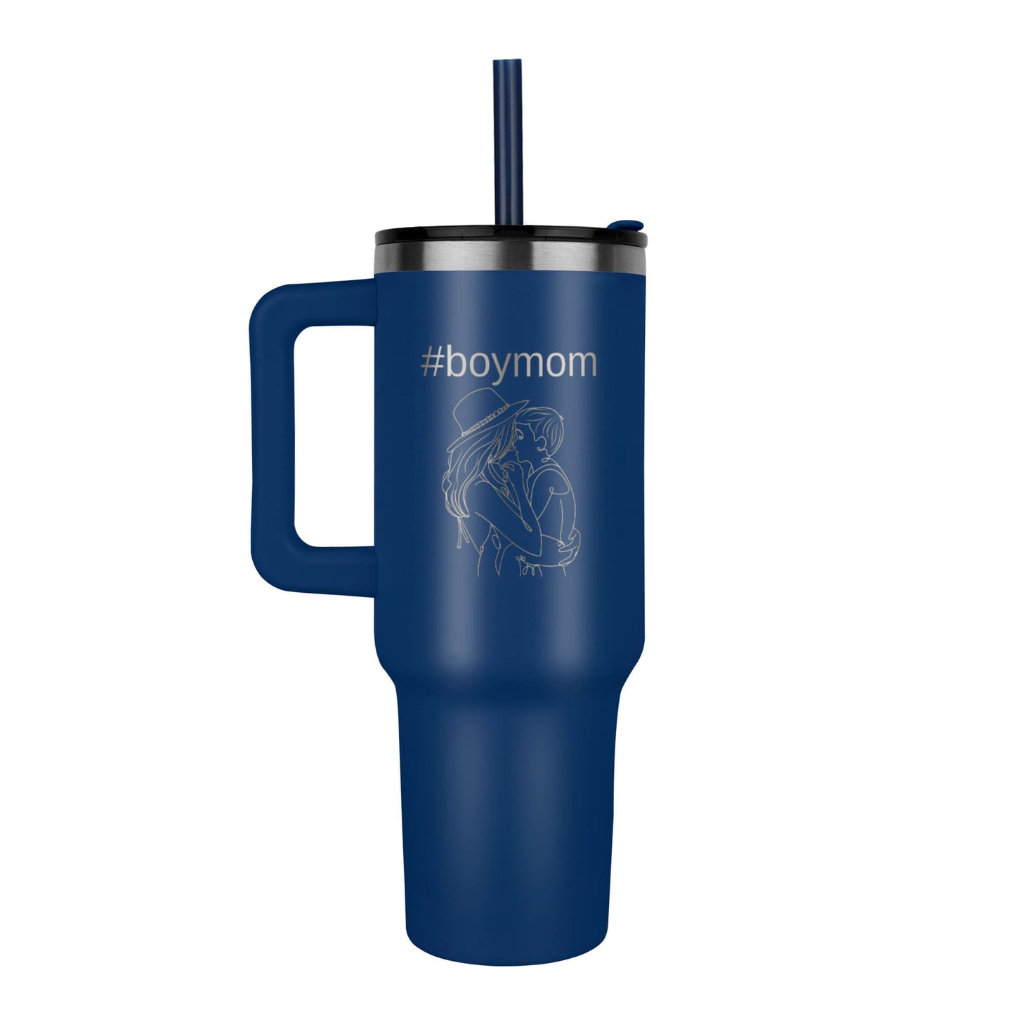 #boymom - Boy Mom Tumbler 40 oz. - choose from 5 colors!