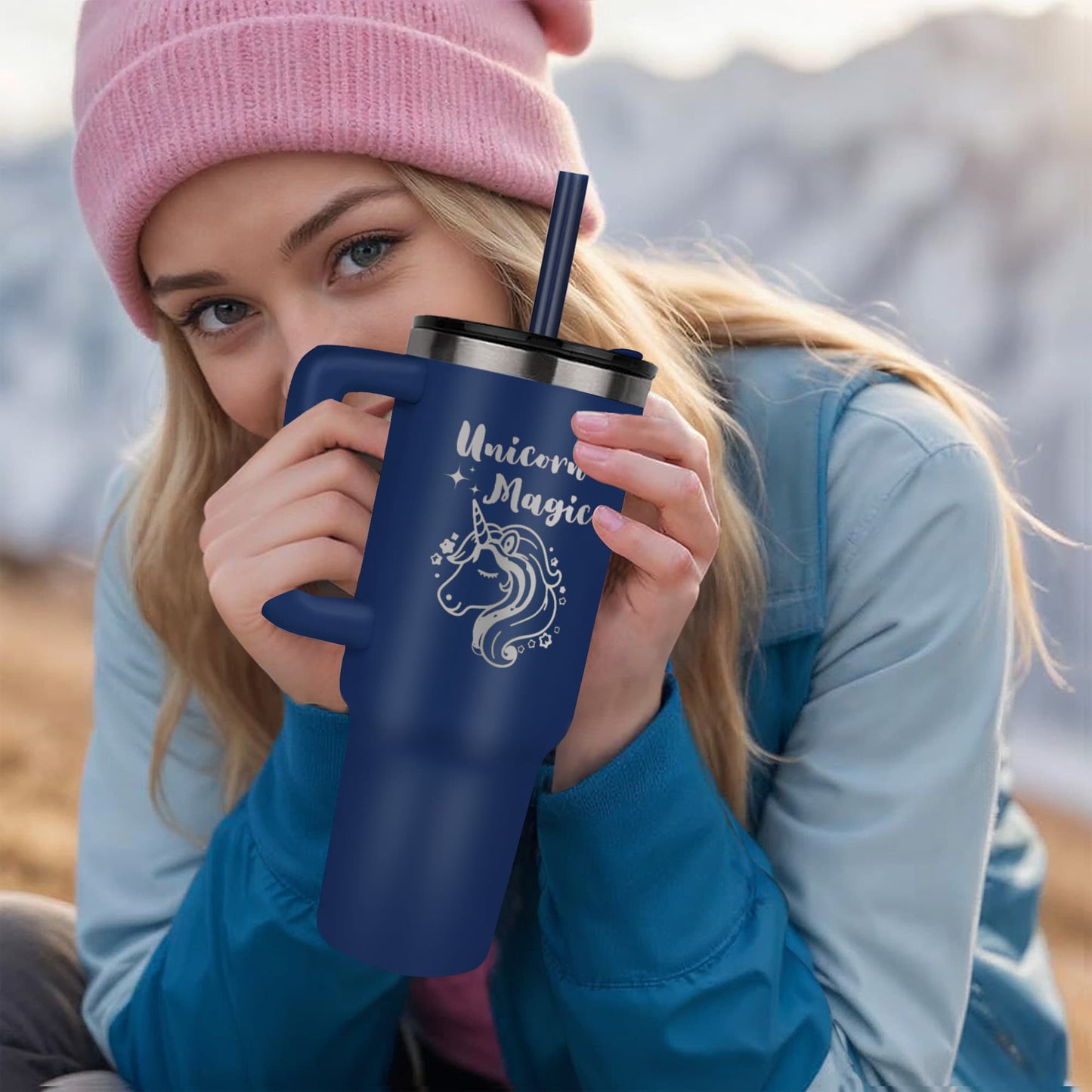 Enchanting Unicorn Magic Tumbler - 40 oz.
